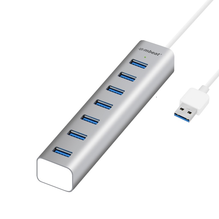 MBEAT 7-PORT USB-C HUB FOR FAST DATA & POWER