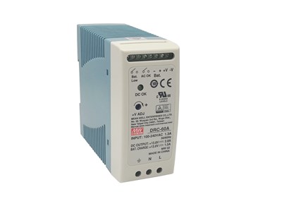 MEAN WELL DUAL OUTPUT DIN RAIL POWER SUPPLY FOR AUTOMATION