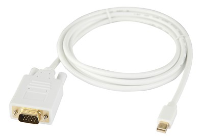GENERIC/UNSPECIFIED MANUFACTURER 1.8M MINI DISPLAYPORT TO VGA CABLE FOR MONITORS & PROJECTORS