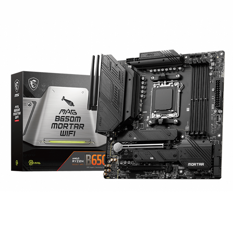 MSI MAG B650M MORTAR WIFI MOTHERBOARD FOR AMD RYZEN