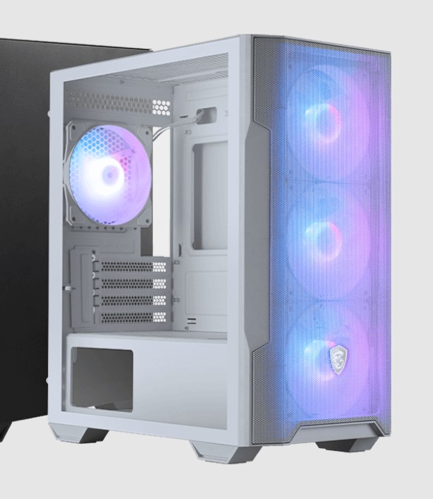 MSI MAG FORGE M100R WHITE MID-TOWER ATX CASE