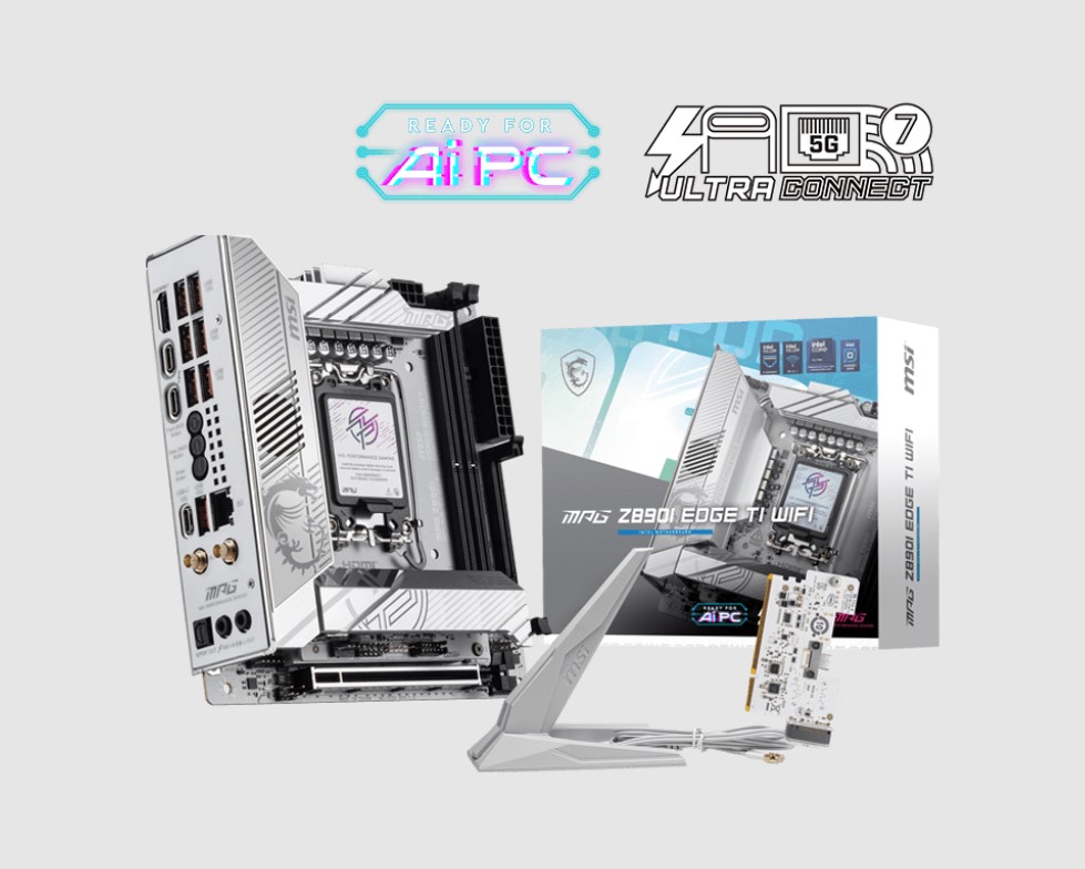 MSI MPG Z890I EDGE TI WIFI MOTHERBOARD FOR HIGH-END BUILDS