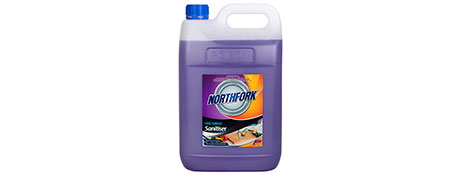 NORTHFORK 5L QUATERNARY SANITISER FOR FOOD SERVICE HYGIENE