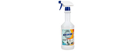 NORTHFORK HEAVY DUTY FOOD SERVICE DEGREASER - CLEAR, RINSE-FREE