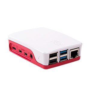 RASPBERRY PI FOUNDATION OFFICIAL RASPBERRY PI 4B CASE (RED/WHITE) - PROTECT YOUR PI