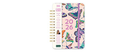 ORANGE CIRCLE 17-MONTH PLANNER 2025-2026 WITH BUDGET TRACKER