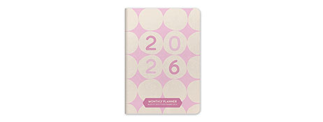 ORANGE CIRCLE MONTHLY POCKET PLANNER 2025-2026 - LOCAL STOCK