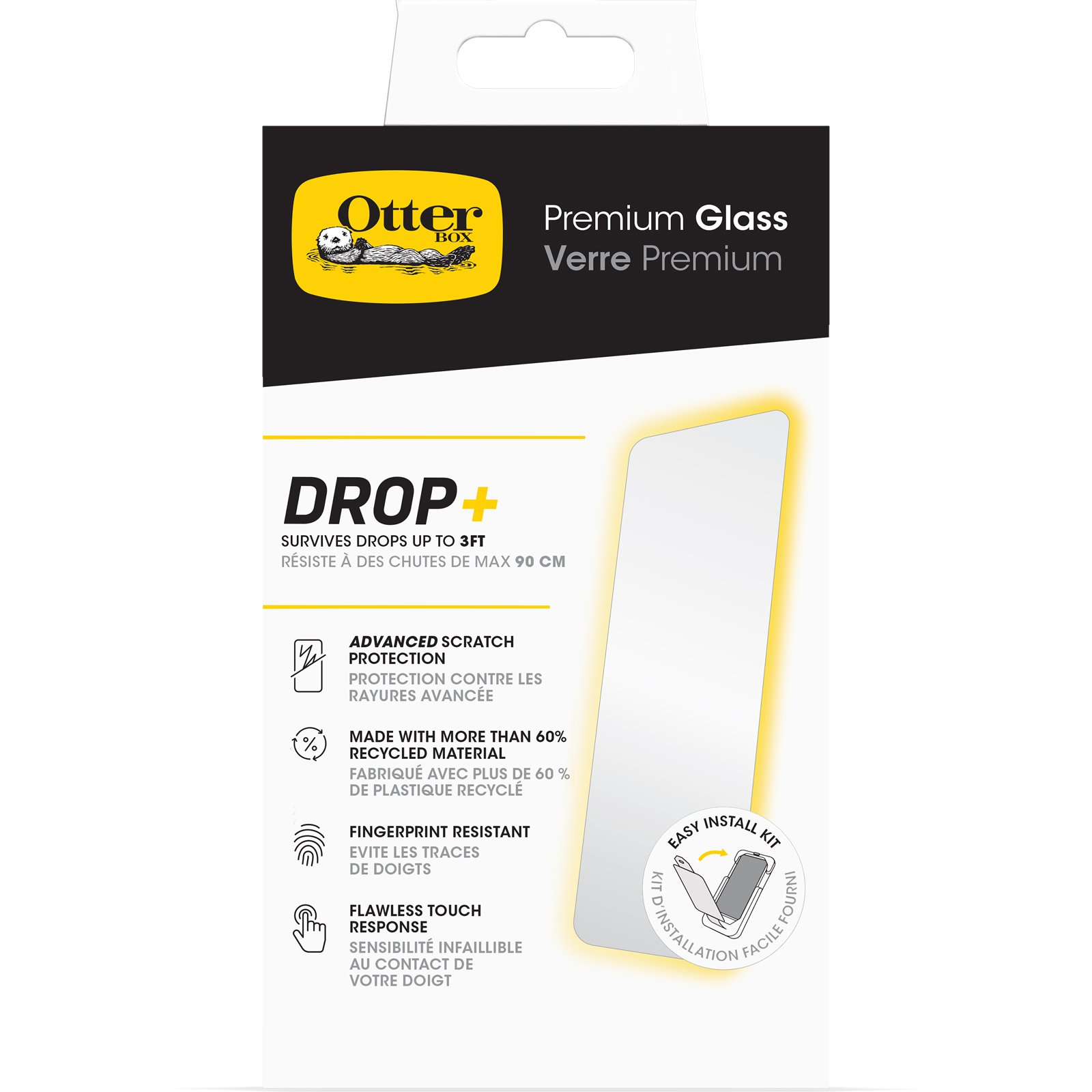 OTTERBOX PREMIUM GLASS SCREEN PROTECTOR FOR IPHONE 16 PRO MAX