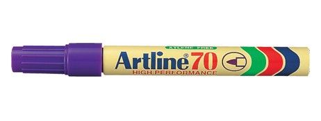 UNSPECIFIED MANUFACTURER PERMANENT PURPLE MARKER PEN - ALUMINIUM BARREL, 1.5MM LINE