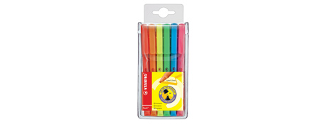 UNSPECIFIED MANUFACTURER POCKET PEN HIGHLIGHTER SET FOR STUDENTS - ASSORTED COLOURS