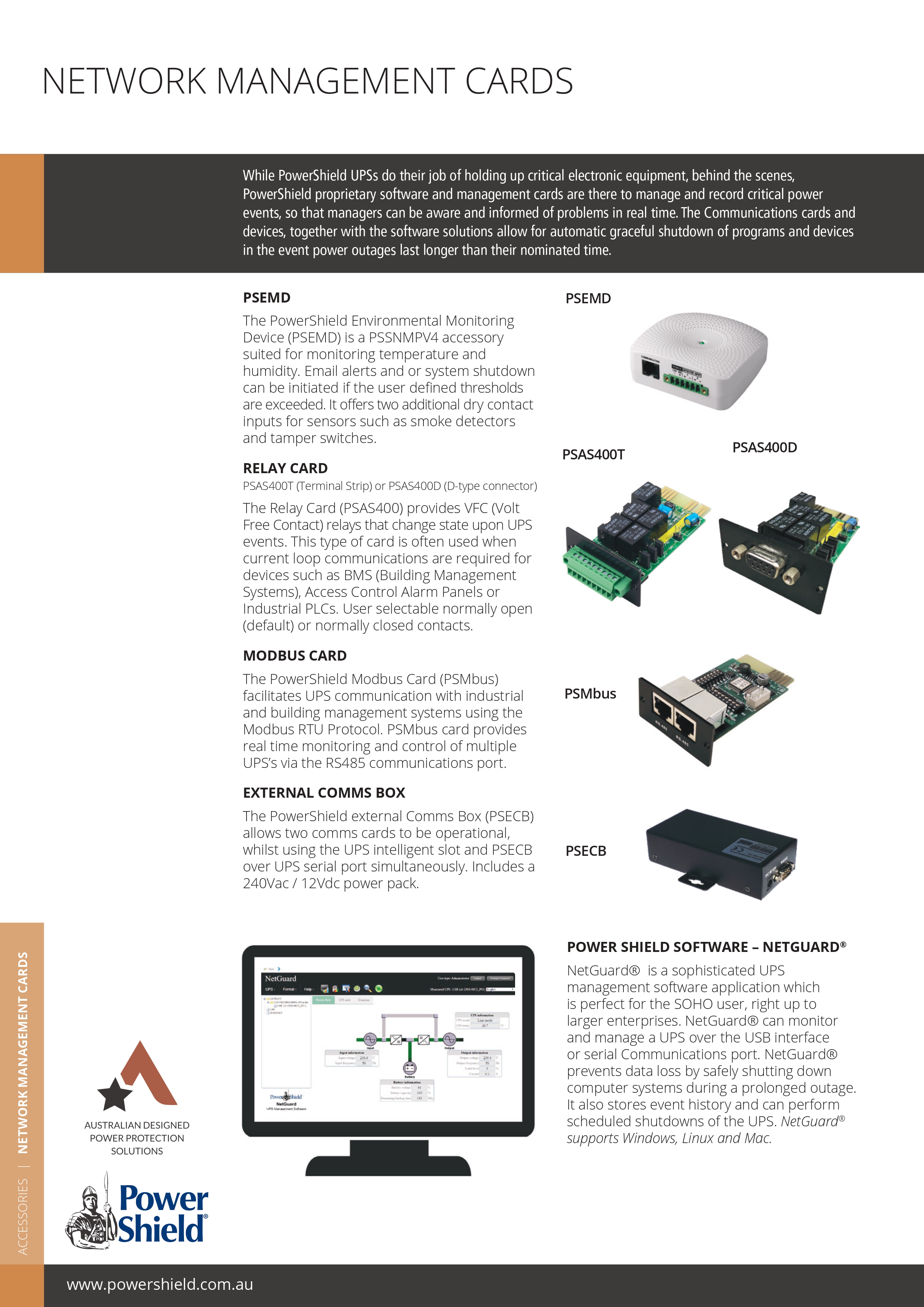 POWERSHIELD SURGE PROTECTOR POWERBOARD FOR HOME & OFFICE