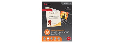 GBC LAMINATING POUCHES FOR SUPERIOR DOCUMENT PROTECTION