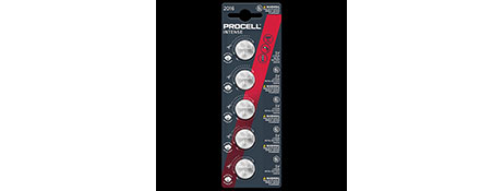 PROCELL INTENSE LITHIUM COIN BATTERIES FOR HIGH DRAIN DEVICES