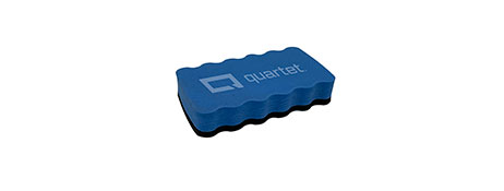 QUARTET MAGNETIC WHITEBOARD ERASER - NAVY BLUE