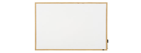 QUARTET PINE FRAME MELAMINE WHITEBOARD 450X600MM FOR HOME OFFICE