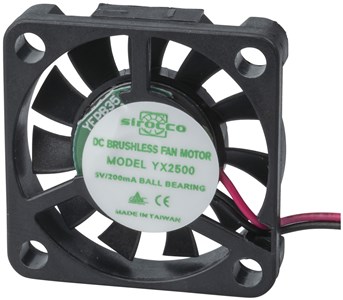 UNKNOWN MANUFACTURER QUIET 5V DC MINI COOLING FAN FOR ELECTRONICS PROJECTS