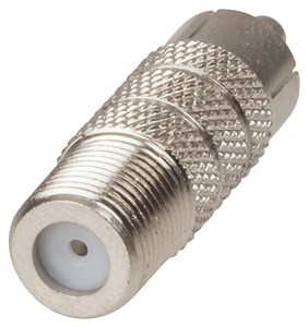 GENERIC/UNSPECIFIED MANUFACTURER RCA PLUG TO F81 SOCKET ADAPTER FOR EASY CONNECTION