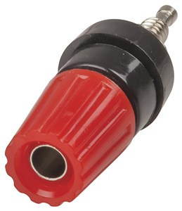 UNSPECIFIED MANUFACTURER HIGH QUALITY RED BINDING POST WITH BANANA SOCKET