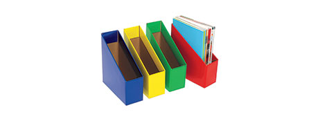 MARBIG RED BOOK BOX FOR CLASSROOM & OFFICE STORAGE