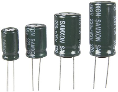 COMPONENT MANUFACTURER X HIGH RELIABILITY ELECTROLYTIC CAPACITOR FOR ELECTRONICS PROJECTS