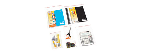 UNKNOWN MANUFACTURER RESEALABLE POLY BAGS FOR SMALL ITEM STORAGE & ORGANISATION