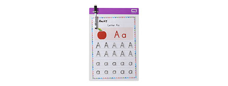 QUARTET FLEX DRY ERASE SLEEVES - PACK OF 10 FOR TEMPLATES