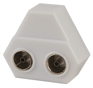 GENERIC/UNSPECIFIED MANUFACTURER RF SPLITTER FOR MULTIPLE TVS & RECEIVERS - SINGLE OUTLET SOLUTION