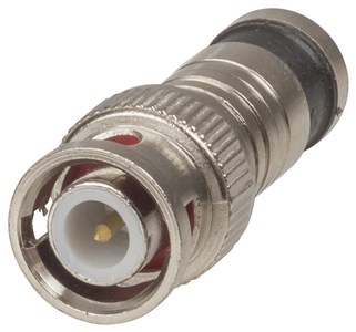 UNSPECIFIED MANUFACTURER RG6 COMPRESSION CRIMP BNC PLUG FOR RELIABLE COAX CONNECTIONS