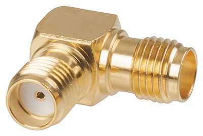 GENERIC RF COMPONENTS RIGHT ANGLE SMA SOCKET TO SOCKET RF ADAPTER FOR CLEAN INSTALLS