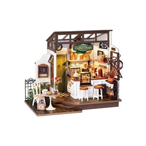 ROKR DIY MINIATURE CAFE HOUSE KIT FOR CREATIVE FUN