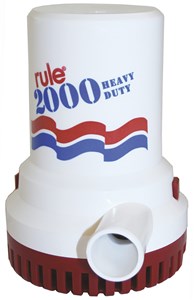 RULE 12V 10 BILGE PUMP 2000GPH - MARINE READY