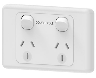 GENERIC/SUPPLIER BRAND (ASSUMING NO SPECIFIC MANUFACTURER PROVIDED) RELIABLE 10A DOUBLE POLE DOUBLE POWERPOINT FOR SAFETY