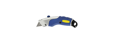 UNSPECIFIED MANUFACTURER HEAVY DUTY RETRACTABLE UTILITY KNIFE WITH AUTO-RETRACT SAFETY BLADE