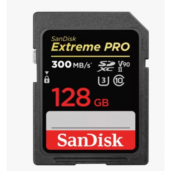 SANDISK 128GB EXTREME MICROSDXC CARD FOR 4K VIDEO