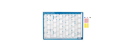SASCO 2026 COMPACT YEAR WRITE-ON WIPE-OFF WALL PLANNER