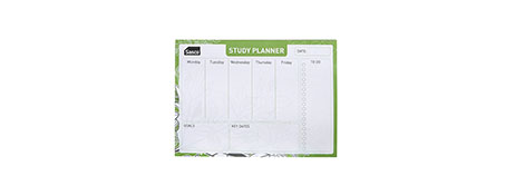 SASCO ECO UNDATED PLANNER GREEN - STAY ORGANISED