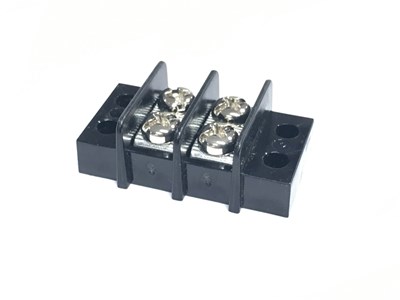 GENERIC/UNSPECIFIED MANUFACTURER SURFACE MOUNT 2 WAY SCREW TERMINAL STRIP FOR SECURE WIRING