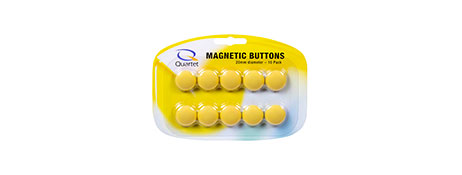 QUARTET VIBRANT MAGNETS FOR WHITEBOARDS & DISPLAYS