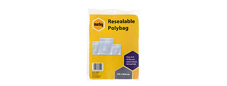 GENERIC POLYBAG SUPPLIER RESEALABLE POLY BAGS FOR SECURE STORAGE - VARIOUS SIZES