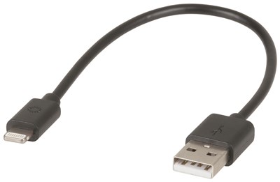 GENERIC/UNSPECIFIED MANUFACTURER SHORT USB LIGHTNING CABLE FOR APPLE DEVICES - TIDY CHARGING
