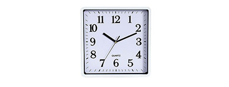 UNSPECIFIED MANUFACTURER SILENT SWEEP ANALOGUE WALL CLOCK 250MM FOR HOME & OFFICE