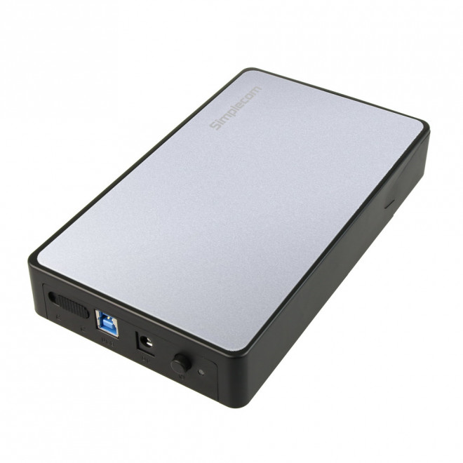 SIMPLECOM SE325 SILVER 2.5" SATA SSD ENCLOSURE - FAST DATA TRANSFER