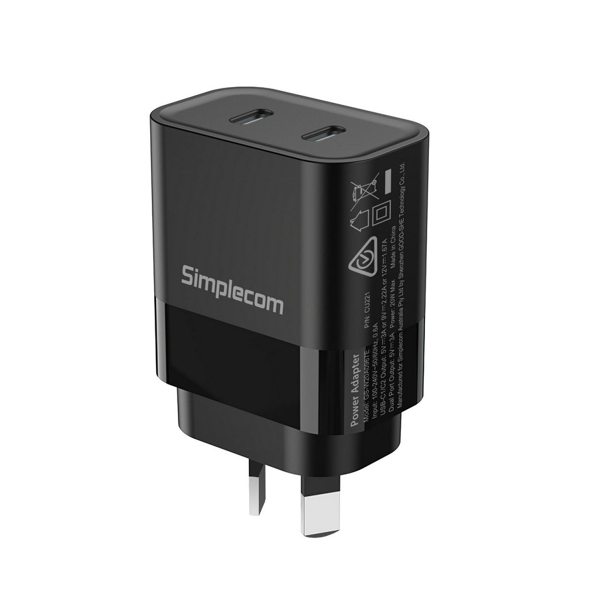 SIMPLECOM UNIVERSAL USB-C TO HDMI ADAPTER FOR LAPTOPS