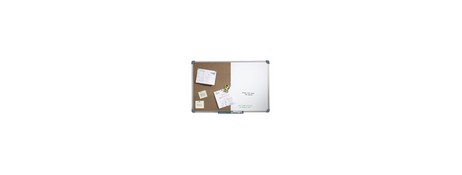 QUARTET SLIMLINE MELAMINE CORK COMBO BOARD 900X600MM
