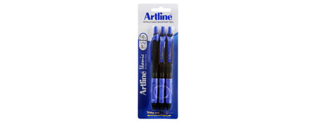 ARTLINE PREMIUM BLUE BALLPOINT PEN WITH COMFORT GRIP