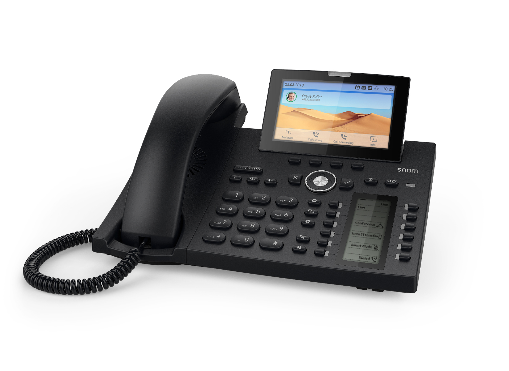 SNOM D385N IP PHONE - PREMIUM EXECUTIVE DESK PHONE