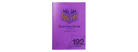 SPIRAX A4 192 PAGE EXERCISE BOOK - 8MM RULED