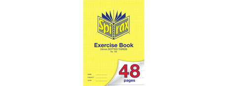SPIRAX A4 48 PAGE RULED EXERCISE BOOK - LOCAL STOCK