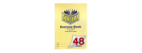 SPIRAX A4 48 PAGE RULED EXERCISE BOOK FOR STUDENTS