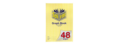 SPIRAX A4 48 PAGE 5MM GRID EXERCISE BOOK - LOCAL STOCK